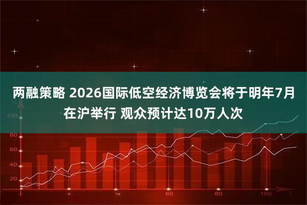 两融策略 2026国际低空经济博览会将于明年7月在沪举行 观众预计达10万人次