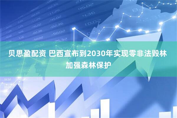 贝思盈配资 巴西宣布到2030年实现零非法毁林 加强森林保护